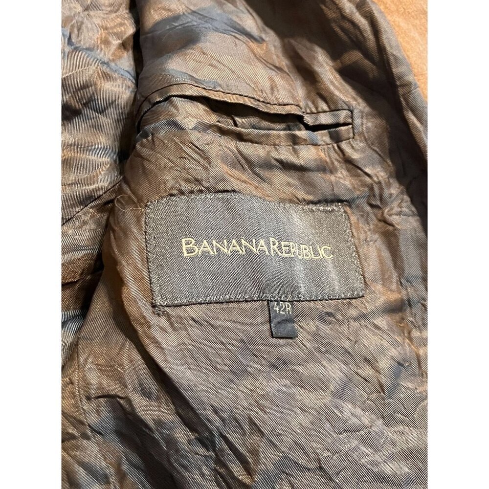 Banana Republic Mens Vintage Y2K 100% Camel Hair Jacket Size 42R Beige AN EXC - Picture 8 of 12